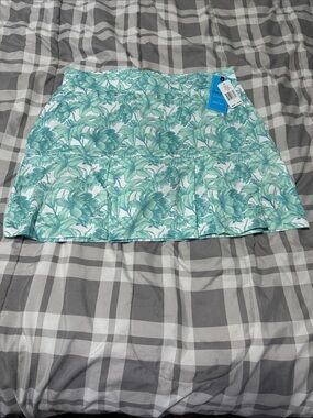 Sport Haley Mint Green Floral Skater Skirt